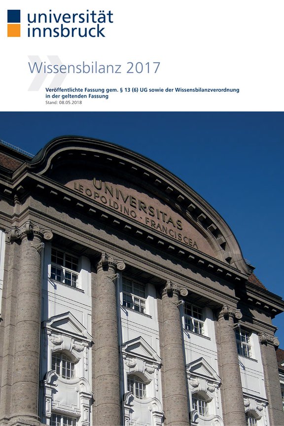 Cover Wissensbilanz 2017